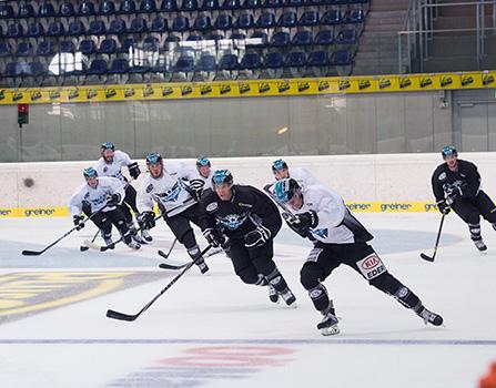 das Team startet in die neue Saison, EHC Liwest Black Wings Linz