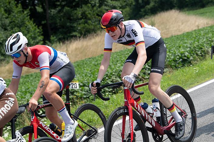 Cederic Abt (GER, Team Deutschland) 46. Int. Keine Sorgen,  Junioren Rundfahrt UCI Kat. MJ 2.1, 3. Etappe Bad Wimsbach/Neydharting - Strass im Attergau