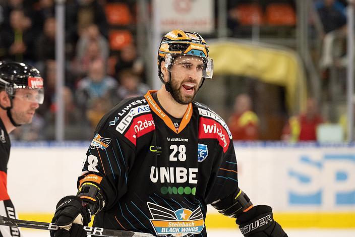 Martin Schumnig (Steinbach Black Wings Linz) Steinbach Black Wings Linz vs EC KAC, 8. Runde ICE Hockey League, Steinbach Black Wings Linz, Linz AG Eisarena 