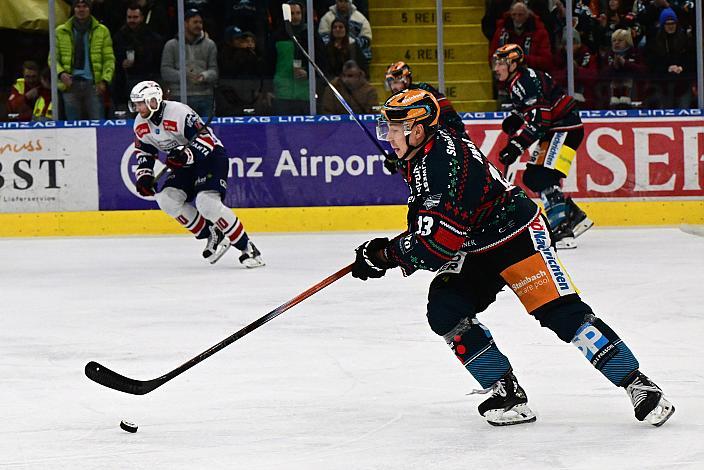 Gerd Kragl (Steinbach Black Wings Linz) Steinbach Black Wings Linz vs Hydro Fehervar AV19, Weihnachtstrikot ICE Eishockey Liga, Linz AG Eisarena