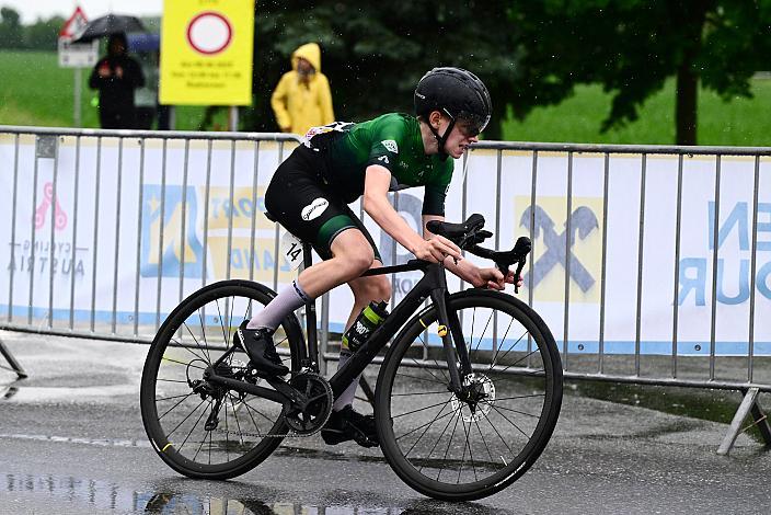 Timon Reisinger  (AUT, LRV Steiermark) Zeitfahren Herzogenburg, 3. Etappe Sportland NOE Kids Tour