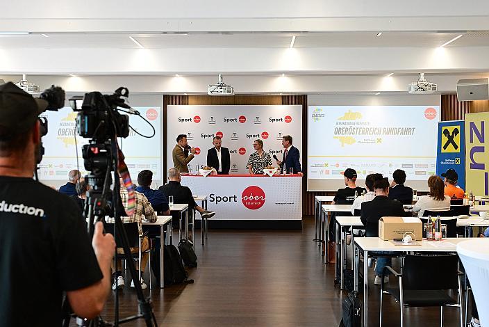 Pressekonferenz Int. Raiffeisen Oberösterreich Rundfahrt (UCI Kat. 2.2), Olympiazentrum Linz  
