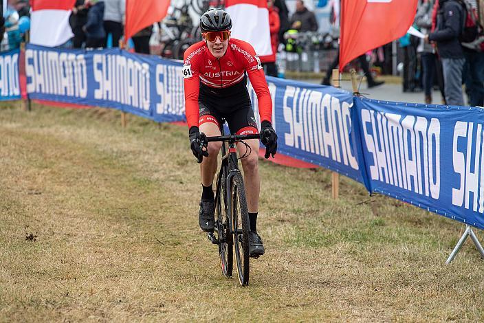 David Preyler (AUT, Team Österreich) Junioren, UCI Cyclocross World Cup, Tabor CZ 