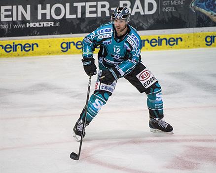 Ryan Michael Potulny (EHC Liwest Black Wings Linz) EHC Liwest Black Wings Linz vs Fehervar AV 19