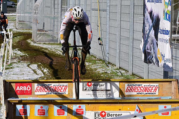 Sieger Junioren Valentin Hofer (AUT, Sportunion Maria Schmolln) Radquerfeldein GP um das Sportzentrum Gunskirchen, Rad Cyclo Cross,