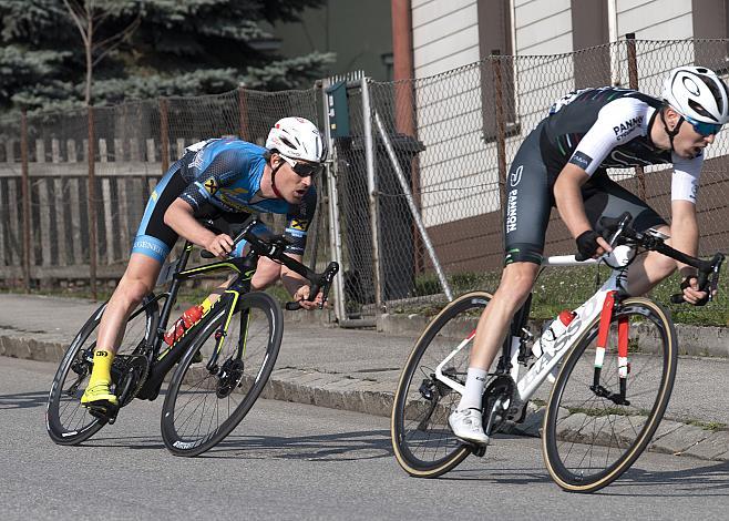 Stephan Rabitsch (AUT, Team Felbermayr Simplon Wels),  Marton Dina (Pannon Cycling Team), 59. Rad SaisonerÃ¶ffnungsrennen Leonding, Rad Bundesliga 2019