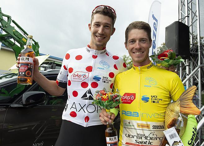 Jannik Steimle (GER, Team Vorarlberg Santic), Patrick Schelling (Team Vorarlberg Santic)  3. Etappe, Einzelzeitfahren, , Krumau - Klet, Cesky Krumlov -Klet, Tour of South Bohemia, Okolo jiznich Cech,