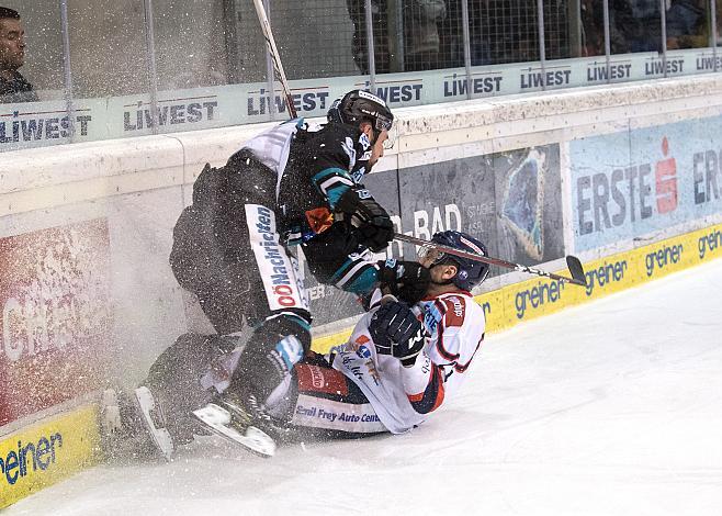 Patrick Spannring (EHC Liwest Black Wings Linz)  EHC Liwest Black Wings Linz vs KHL Medvescak Zagreb, 3. Viertelfinale