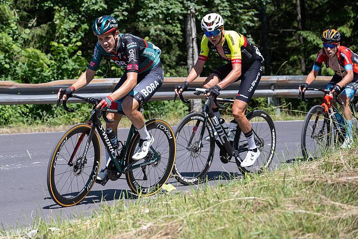 v.l. Patrick Konrad (AUT, Bora - Hansgrohe), Moran Vermeulen (AUT, Team Vorarlberg), Hermann Pernsteiner (AUT, Bahrain - Victorious) ÖM Staatsmeisterschaft, Strasse, Waidhofen an der Ybbs - Hollenstein