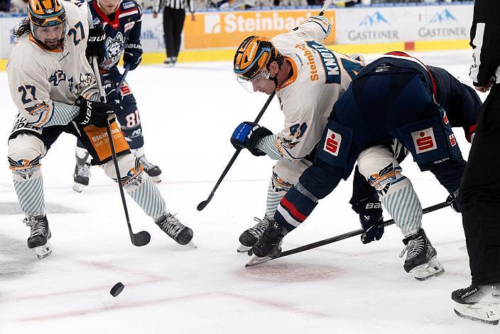 Shawn St.Amant (Steinbach Black Wings Linz), Graham Knott (Steinbach Black Wings Linz) Testspiel, Steinbach Black Wings Linz vs Kassel Huskies , Linz AG Eisarena 