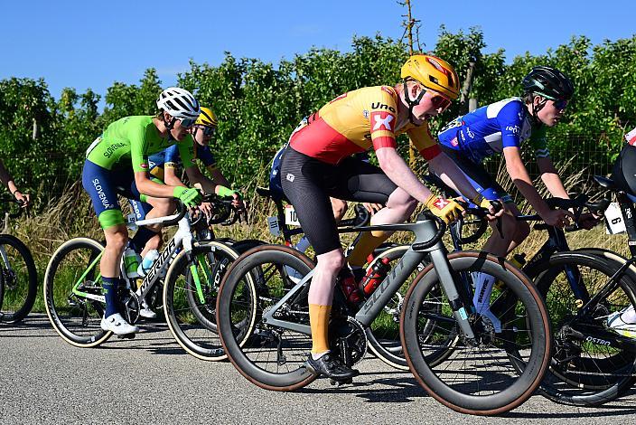 Etappensieger und Bester Junger Fahrer David Adam (SLO, Slowenien),1. Etappe,  51. Int. Oberösterreich Junioren Rundfahrt, Marchtrenk - Marchtrenk