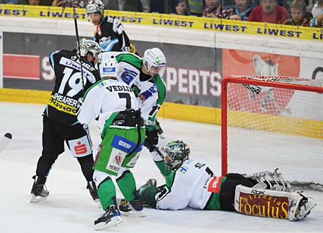 Rob Shearer Liwest Black Wings Linz scheitert an Ales Sila HDD TILIA Olimpija Ljubljana