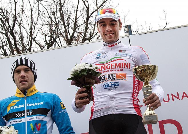 Lukas Schlemmer (AUT, Team Felbermayr Simplon Wels), Sieger Paolo Toto, (ITA, Sangemini - MG.Kvis), 4. Grand Prix Laguna Porec UCI 1.2