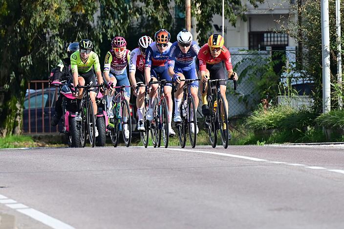 Die Ausreisser mit Tobias Bayer (AUT, Alpecin-Deceuninck), und dem Sieger Magnus Kort (DEN, Uno-X Mobility), Veneto Classic, Soave - Bassano del Grappa,, Veneto