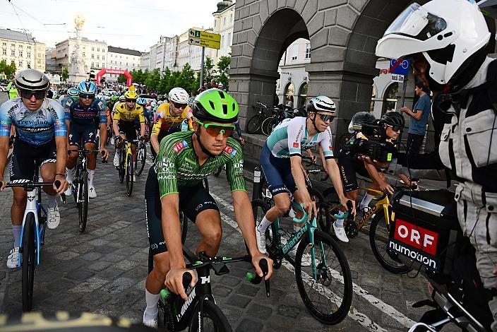 Riccardo Zoidl (AUT, Hrinkow Advarics) Start zur 1. Etappe Linz Hauptplatz - Pöstlingberg, Oberösterreich Rundfahrt
