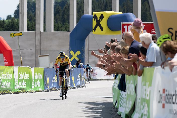 Der Etappensieger in Niederkappel Per Strand Hagenes (NOR, Jumbo-Visma Development Team), Firma Ökofen, Eferding - Niederkappel Ökofen,  Int. Raiffeisen Oberösterreich Rundfahrt UCI Kat. 2.2