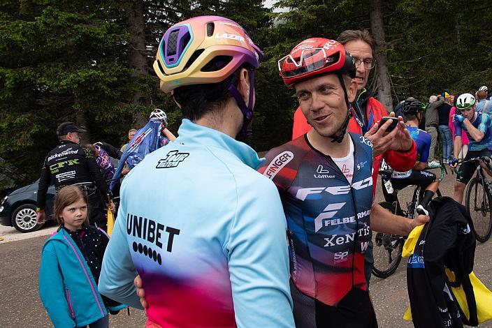 Adrien Maire (FRA, TDT - Unibet Cycling Team) Etappen und  Gesamtsieger der 14. Oberösterreich Rundfahrt mit Riccardo Zoidl (AUT, Team Felt - Felbermayr) St. Florian - Höss, Hinterstoder , 14. Int. Raiffeisen OÖ-Radrundfahrt UCI Kat. 2.2