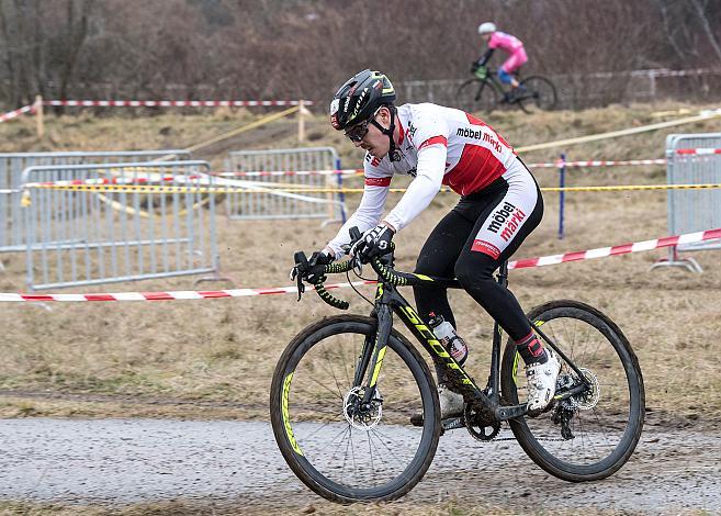 07.01.2018, St. Pölten, AUT, Rad Querfeldein Staatsmeisterschaft Elite Herren, 2018, St. Pölten, Niederösterreich, im Bild Gregor Raggl (AUT, Möbel Märki MTB Pro Team) //  during cycling cross championship, St. Pölten, Nieder