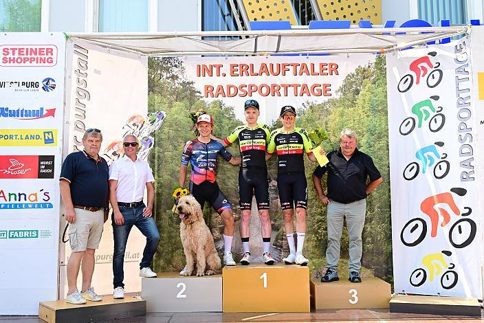 2. Platz Sebastian Schönberger (AUT, Team Felt - Felbermayr), Sieger in Wieselburg Colin Chris Stüssi (SUI, Team Vorarlberg). 3. Platz Felix Stehli (SUI, Team Vorarlberg)  52. Erlauftaler Radsporttage Herren, Road Cycling League Austria