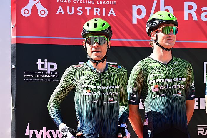 Riccardo Zoidl (AUT, Hrinkow Advarics), Loic Bettendorff (LUX, Hrinkow Advarics), Herren Elite, U23, Road Cycling League Austria, 15. GP Vorarlberg