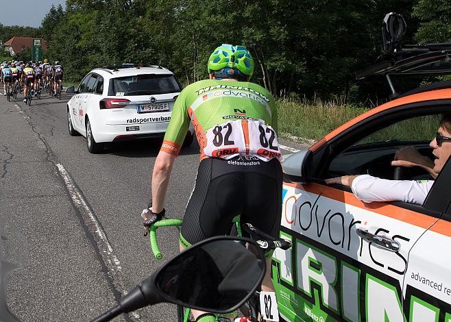  Dominik Hrinkow (AUT, Hrinkow Advarics Cycleang Team), Sportlicher Leiter Valentin Zeller (AUT, Hrinkow Advarics Cycleang Team)