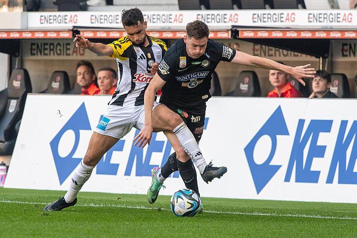 Adil Taoui (LASK), David Schnegg (SK Puntigamer Sturm Graz) LASK vs Sturm Graz, Admiral Bundesliga, 2023 - 2024