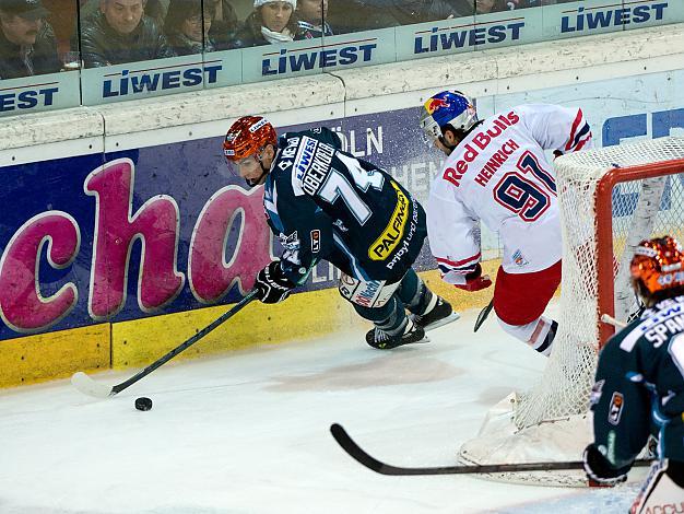 Daniel Oberkofler, Linz und Dominique Heinrich, Salzburg, EHC Liwest Black Wings Linz vs EC Red Bull Salzburg, Pick Round