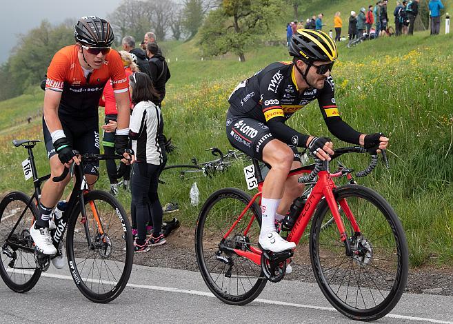 Henri Uhlig (GER, rad-net Rose Team), Jan Hugger (GER, Team Lotto Kern Haus) Herren Elite, U23, Radliga, GP Vorarlberg, Nenzing