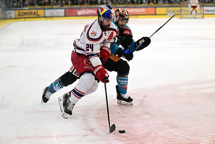 Ryan Murphy (EC Red Bull Salzburg), Andreas Kristler (Steinbach Black Wings Linz), Win2Day ICE Hockey League,  Steinbach Black Wings Linz vs EC Red Bull Salzburg,  Linz AG Eisarena 