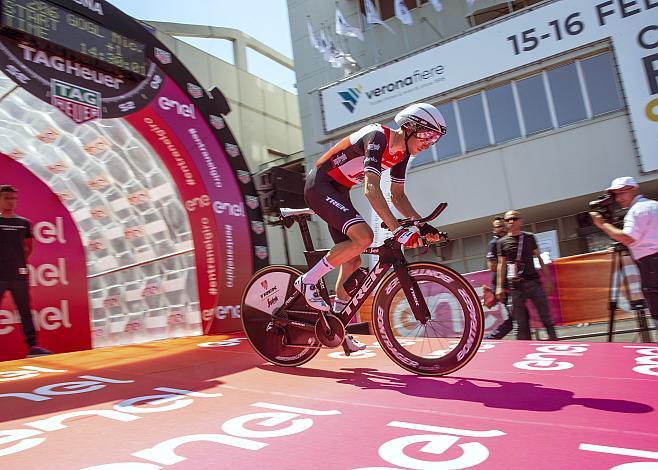 Michael Gogl (AUT, Trek - Segafredo) Verona Giro, Giro d Italia, Radsport, 102. Giro d Italia - 21. Etappe Zeitfahren 