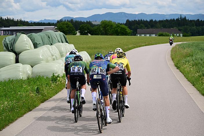 Die Ausreisser mit Colin Chris Stüssi (SUI, Team Vorarlberg), Erazem Valjavec (SLO, Soudal - Quickstep Devo Team), Maximilian Schmidbauer (AUT, Schwingshandl Intralogistics), Josef Dirnbauer (AUT, Hrinkow Advarics), Miguel Heidemann (GER, Rembe - rad-net)