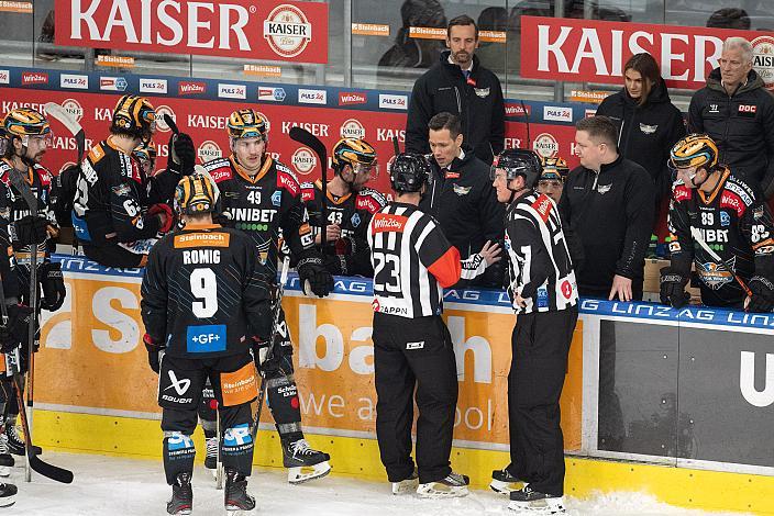  Head Coach Philipp Lukas (Steinbach Black Wings Linz) Steinbach Black Wings Linz vs Moser Medical Graz 99ers, 24. Runde, ICE Hockey League, Steinbach Black Wings Linz, Linz AG Eisarena 