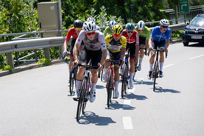 Die Ausreisser mit Felix Rützler (AUT, Nationalteam Österreich), Sebastian Garstenauer (AUT, Regionalteam Oberösterreich),  Im Punktetrikot Anco Ballif (NED, Gepla-Watersley R+D Cycling), 3. Etappe Bad Wimsbach - Strass im Attergau, Int. Oberösterreichische Versicherung OÖ Junioren Oberösterreich Rundfahrt