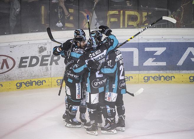 Linz feiert  EHC Liwest Black Wings Linz vs Vienna Capitals