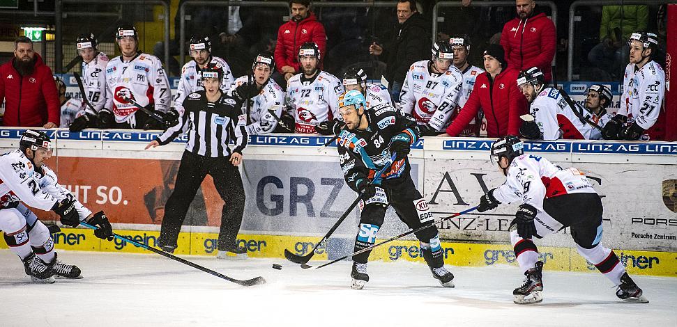 Dragan Umicevic (EHC Liwest Black Wings Linz),   Eishockey,  EHC Liwest Black Wings Linz vs HC Orli Znojmo