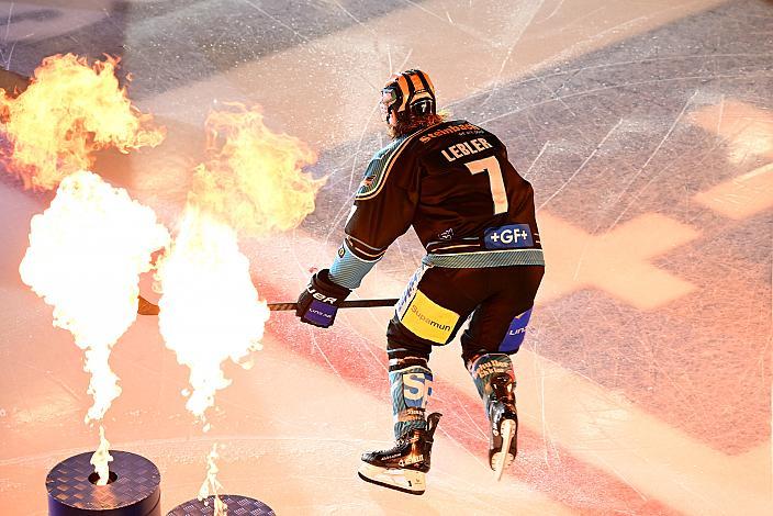 Brian Lebler (Steinbach Black Wings Linz)  Win2Day ICE Hockey League,  Steinbach Black Wings Linz vs Migross Supermercati Asiago Hockey,  Linz AG Eisarena 