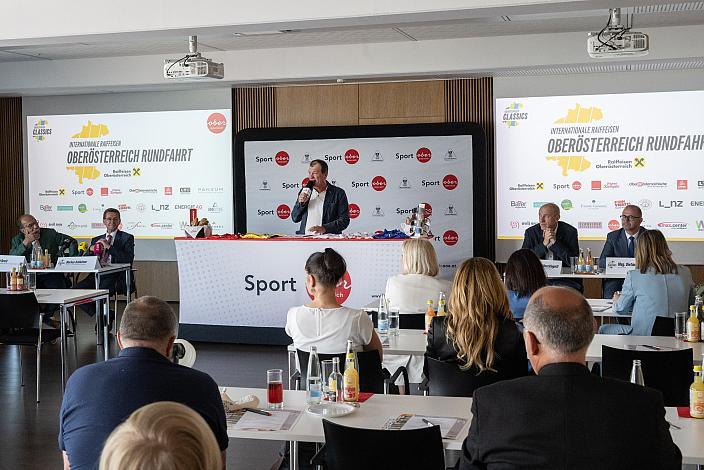 Pressekonferenz Int. Raiffeisen Oberösterreich Rundfahrt (UCI Kat. 2.2), Olympiazentrum Linz  