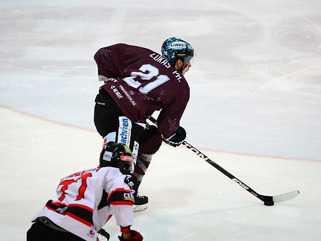 Philipp Lukas, Linz, EHC Liwest Black Wings Linz vs HC Orli Znojmo