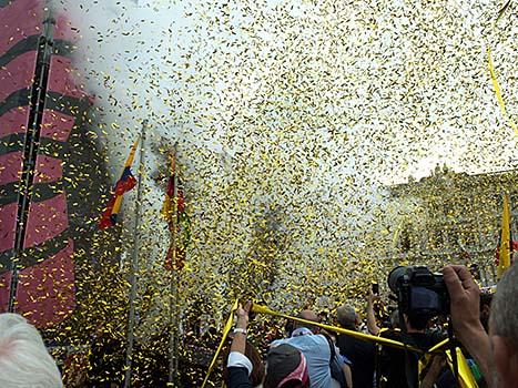 Siegerehrung Triest, Giro d Italia, Schlussetappe Triest