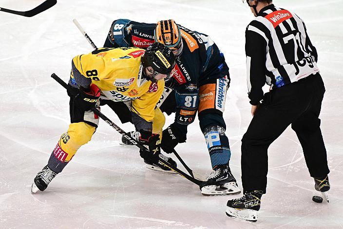 Sean Collins (Steinbach Black Wings Linz), Rok Ticar (spusu Vienna Capitals) Steinbach Black Wings Linz vs spusu Vienna Capitals, Ladies Charity, ICE Eishockey Liga, Linz AG Eisarena