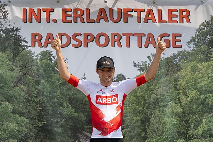 Im Trikot bester U23 Fahrer Stinus Bjerring Kaempe (AUS, WSA KTM Graz pb Leomo) Herren Elite, U23, Radliga, 51. Int. Erlauftaler Radsporttage, Wieselburg, Oberösterreich