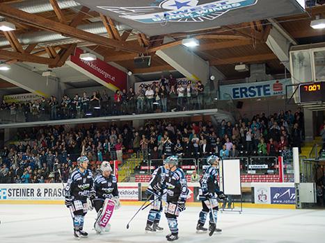 Die Black Wings gewinnen gegen Bozen, EHC Liwest Black Wings Linz vs HCB Suedtirol