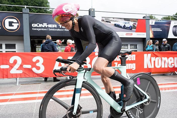 Simone Kumhofer (AUT, Omni-Biotic Power-Team) MYGYM Race am Salzburg Ring, Zeitfahren, Road Cycling League Austria, Cycling Austria, Damen Elite, 