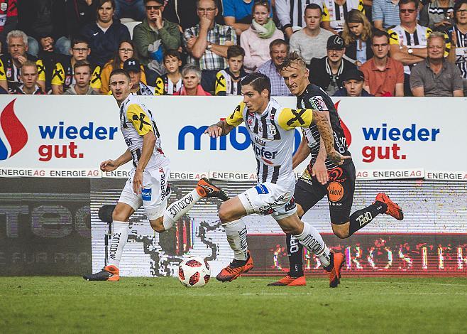 Dominik Frieser (LASK), Marcel Ritzmaier (RZ Pellets WAC), Bundesliga LASK - RZ Pellets WAC