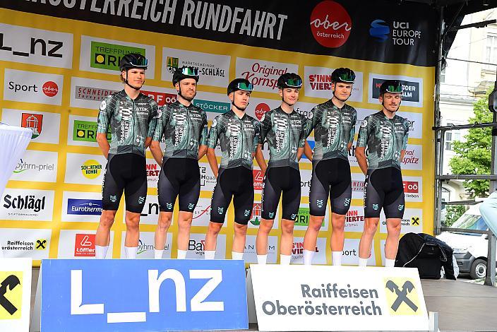 Team United Shipping (HUN) 1. Etappe Linz - Pöstlingberg, 15. Int. Raiffeisen OÖ-Radrundfahrt UCI Kat. 2.2