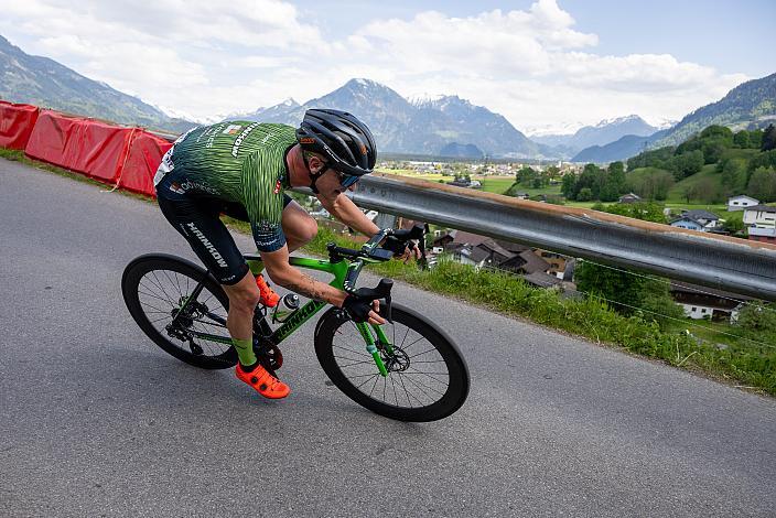 Jaka Primozic (SLO, Hrinkow Advarics) gewinnt in Nenzing, Herren Elite, U23, Road Cyling League Austria, Radliga, GP Vorarlberg, Nenzing