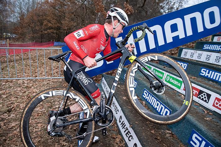 Nr.18 Kevin Kuhn (SUI, Tormans Cyclo Cross Team) UCI Cyclocross World Cup, Tabor CZ 