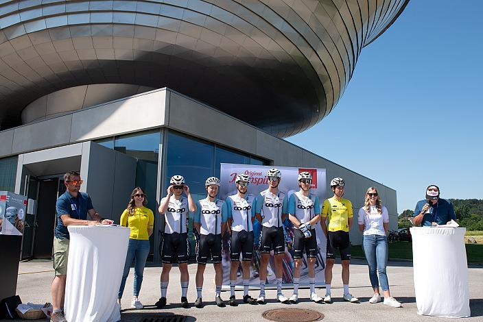 Team Coop (NOR) mit Andreas Stokbro Nielsen (DEN, Team Coop), St.Florian, Asten - Resort Hinterstoder, Höss, Int. Raiffeisen Oberösterreich Rundfahrt UCI Kat. 2.2