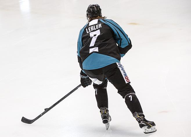 Brian Lebler (EHC Liwest Black Wings Linz) Eishockey Testspiel, EHC Liwest Black Wings - CEZ Motor Ceske Budejovice