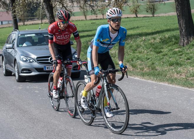 Riccardo Zoidl (AUT, Team Felbermayr Simplon Wels) Matej Mugerli (SLO, Team Amplatz - BMC)